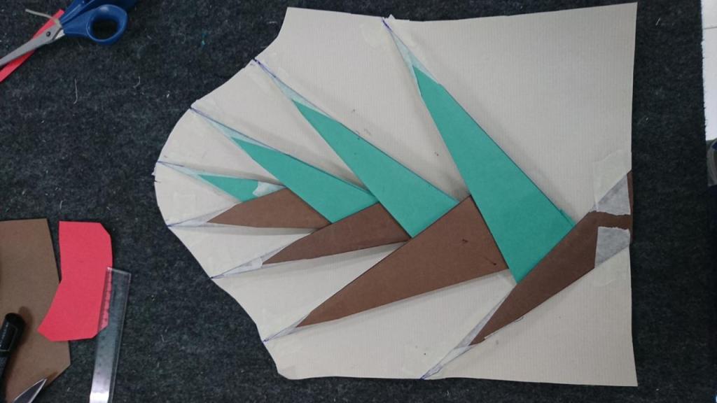 Part of the workshop exercises organized by Mr. Shingo Sato and Vidya Fashion Academy